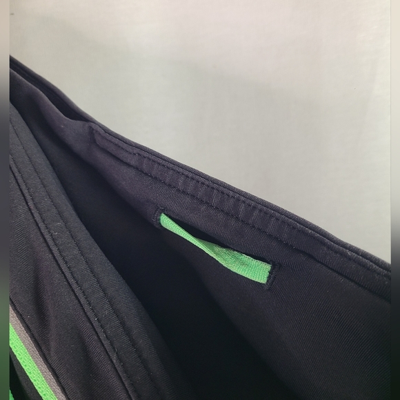 Lululemon Run: Inspire Crop II Block-It Pocket Heathered Net Pop black - Picture 11 of 12